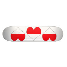I Love Monaco Skateboard