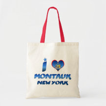 I love Montauk, New York Tote Bag