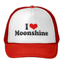 I Love Moonshine Mesh Hat