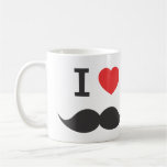 i love moustache mugs