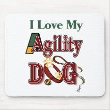 i love my agility dog mouse mats