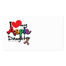 I Love My Aspie Daughter Business Cards