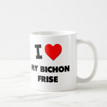 I Love My Bichon Frise Mug
