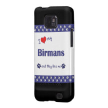 I Love My Birmans (Multiple Cats) Samsung Galaxy Cover