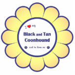 I Love My Black and Tan Coonhound (Male Dog) Acrylic Cut Out
