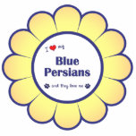 I Love My Blue Persians (Multiple Cats) Photo Sculpture
