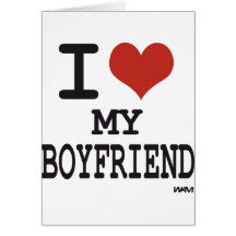 I love my boyfriend cards