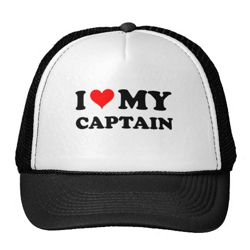 I Love My Captain Hats