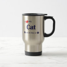 I Love My Cat (Female Cat) Coffee Mug