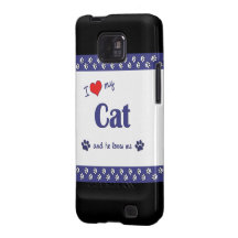 I Love My Cat (Male Cat) Samsung Galaxy Covers