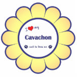 I Love My Cavachon (Male Dog) Cut Outs