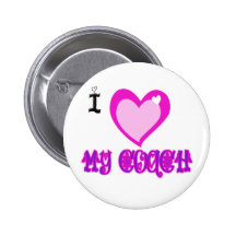 I Love MY COACH Pins