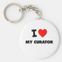 I love My Curator Key Chain