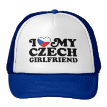 I Love My Czech Girlfriend Hat