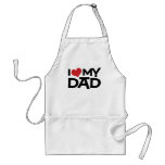 I Love My Dad Father's Day BBQ Apron