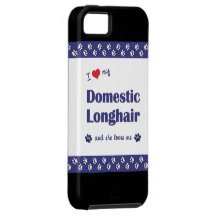 I Love My Domestic Longhair (Female Cat) iPhone 5 Cover