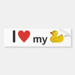 I love my duck autosticker