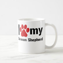 I Love My German Shepherd Coffee Mug
