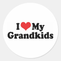 I Love My Grandkids Sticker