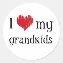 I love my grandkids stickers