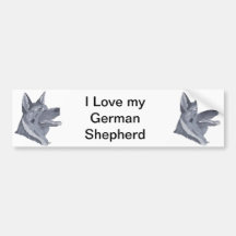 I Love my GS Bumper Sticker