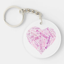 I Love My Husband Key Chain