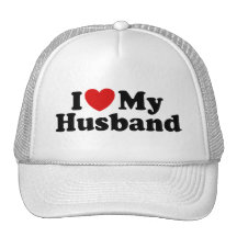 I Love My Husband Trucker Hats