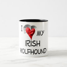 I Love My Irish Wolfhound Coffee Mug