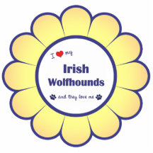 I Love My Irish Wolfhounds (Multiple Dogs) Cut Out