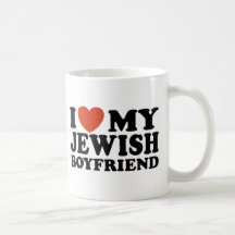 I Love My Jewish Boyfriend Coffee Mugs