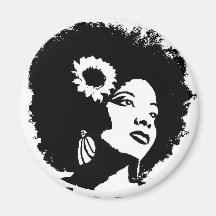 I love my Kinky Curly Hair Fridge Magnet