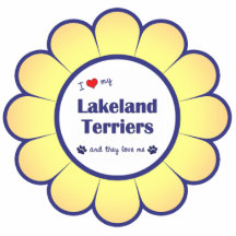 I Love My Lakeland Terriers (Multiple Dogs) Photo Cut Out