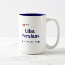 I Love My Lilac Persians (Multiple Cats) Coffee Mug
