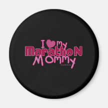 I Love My Marathon Mummy Magnet