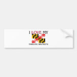 I Love My Maryland Girlfriend Bumper Sticker