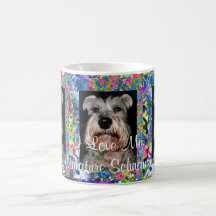 I Love My Miniature Schnauzer! Coffee Mugs
