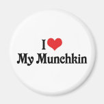 I Love My Munchkin Fridge Magnets