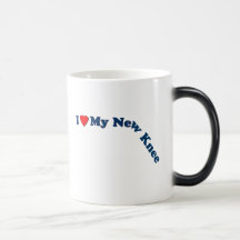 I Love My New Knee Coffee Mugs
