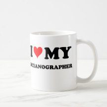 I Love My Oceanographer Mug