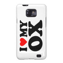 I LOVE MY OX SAMSUNG GALAXY S2 COVER