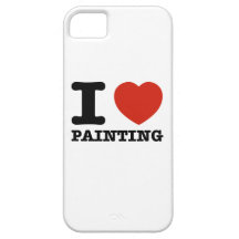 I love my painting iPhone 5 cover