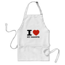 I love my parent aprons
