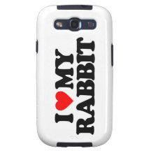 I LOVE MY RABBIT SAMSUNG GALAXY S3 COVERS