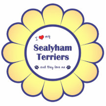 I Love My Sealyham Terriers (Multiple Dogs) Photo Sculptures