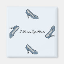 I Love My Shoes magnet