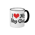 I Love My Shy Guy Mugs