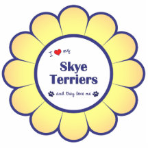 I Love My Skye Terriers (Multiple Dogs) Photo Cutouts