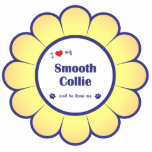 I Love My Smooth Collie (Male Dog) Photo Cutouts