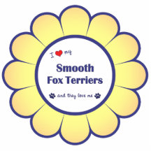 I Love My Smooth Fox Terriers (Multiple Dogs) Acrylic Cut Out