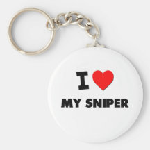 I love My Sniper Keychain